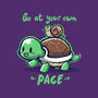 Go At Your Own Pace-none removable cover throw pillow-TechraNova