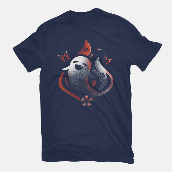 Hu Tao Ghost Pyro Element-womens fitted tee-Logozaste