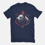 Hu Tao Ghost Pyro Element-womens fitted tee-Logozaste