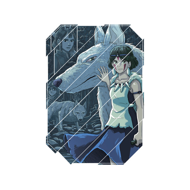 Mononoke Tiles-unisex zip-up sweatshirt-danielmorris1993