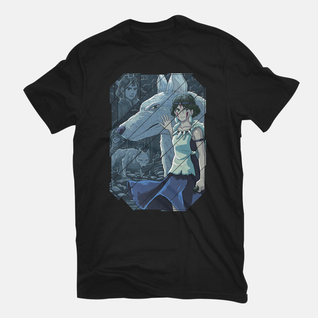 Mononoke Tiles-womens fitted tee-danielmorris1993
