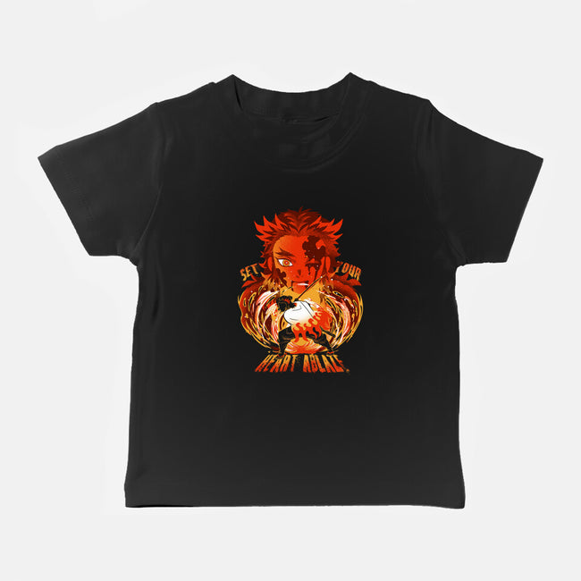 Set Your Heart Ablaze-baby basic tee-constantine2454