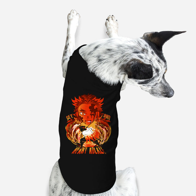 Set Your Heart Ablaze-dog basic pet tank-constantine2454