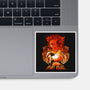 Set Your Heart Ablaze-none glossy sticker-constantine2454