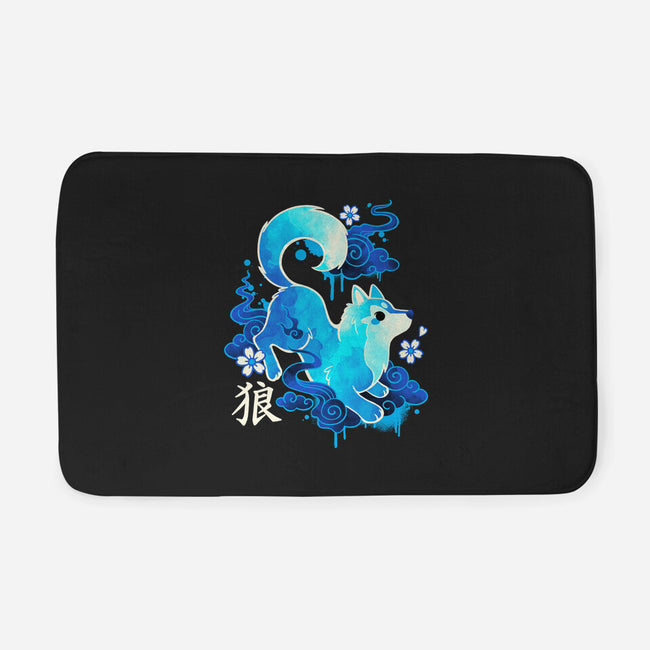 Wolf Spirit-none memory foam bath mat-NemiMakeit