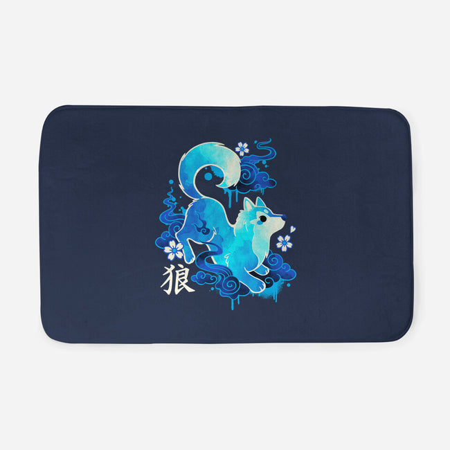 Wolf Spirit-none memory foam bath mat-NemiMakeit