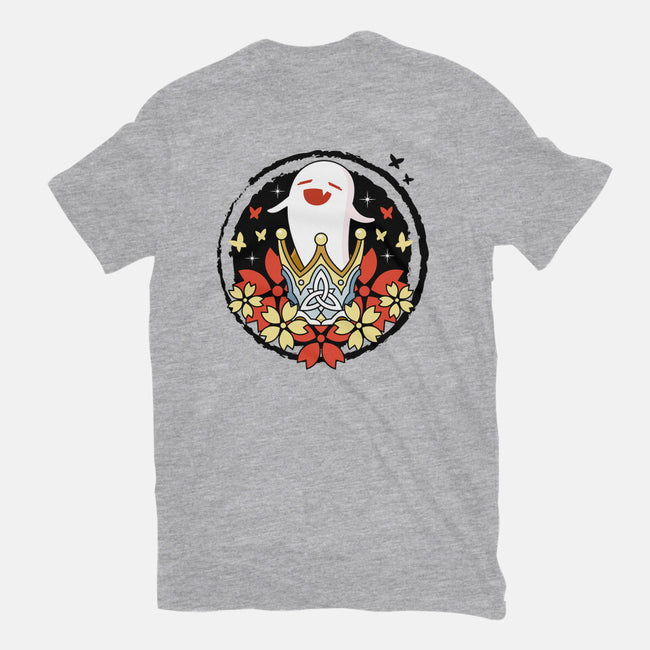 Crowned Hu Tao Ghost-unisex basic tee-Logozaste