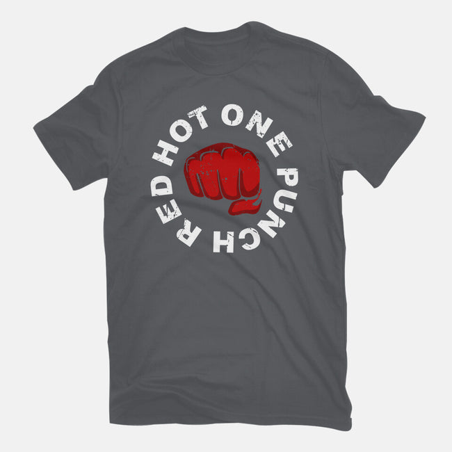 Red Hot One Punch-mens basic tee-Melonseta