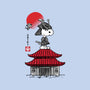 Beagle Samurai Sumi-E-mens basic tee-DrMonekers