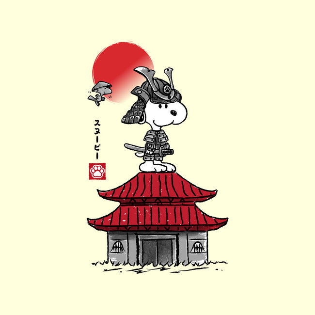 Beagle Samurai Sumi-E-none stretched canvas-DrMonekers