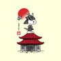 Beagle Samurai Sumi-E-none stretched canvas-DrMonekers