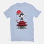 Beagle Samurai Sumi-E-mens basic tee-DrMonekers