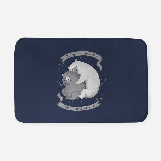 My Favorite Activity-none memory foam bath mat-tobefonseca
