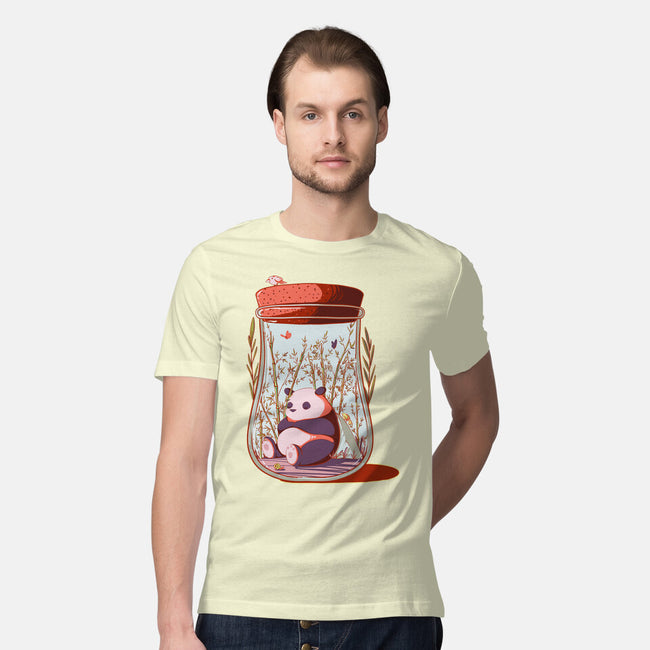 Tiny Panda-mens premium tee-sebasebi