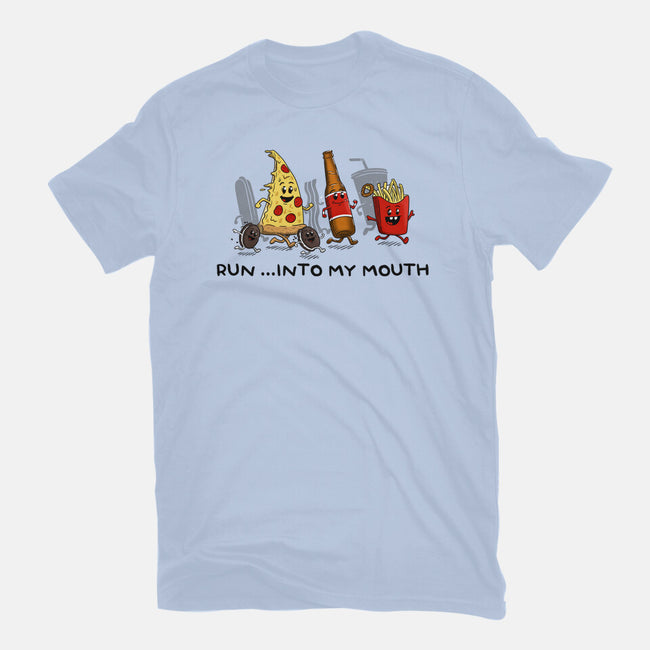 Run Into My Mouth-womens basic tee-Paul Simic