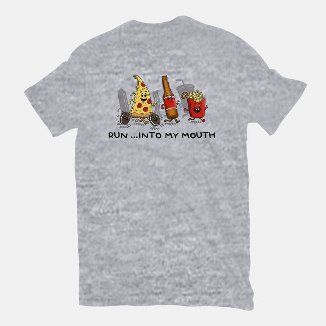 Run Into My Mouth-youth basic tee-Paul Simic