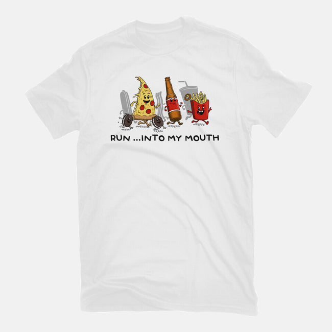 Run Into My Mouth-mens basic tee-Paul Simic