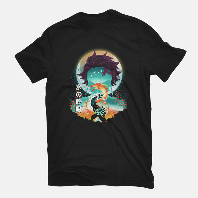 Tanjiro Landscape-unisex basic tee-dandingeroz