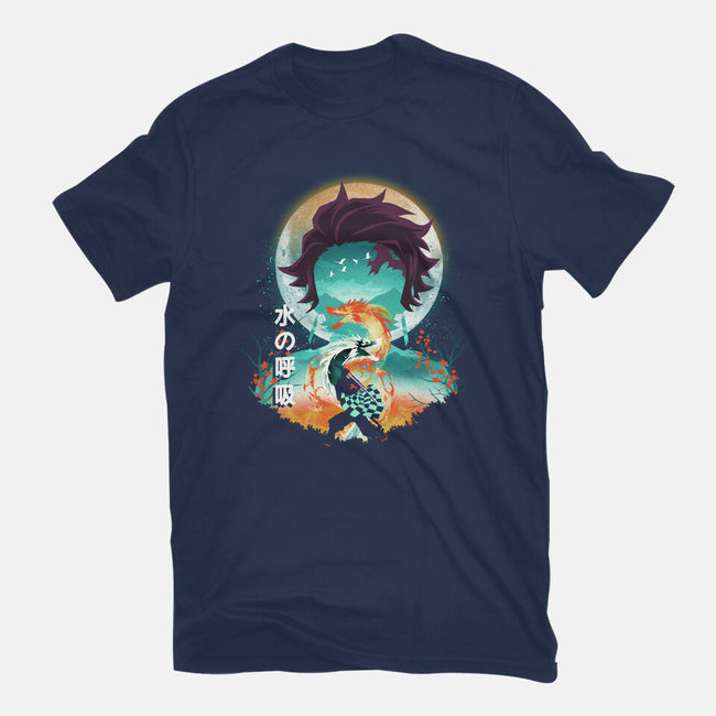 Tanjiro Landscape-unisex basic tee-dandingeroz