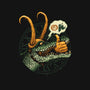 No Hand No Problem-none removable cover throw pillow-glitchygorilla