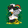 St. Purrty's Day-none memory foam bath mat-krisren28