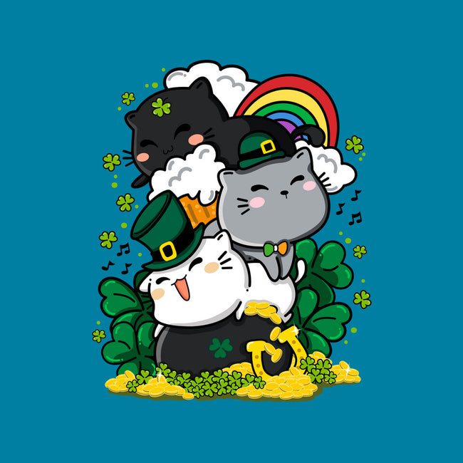 St. Purrty's Day-none stretched canvas-krisren28