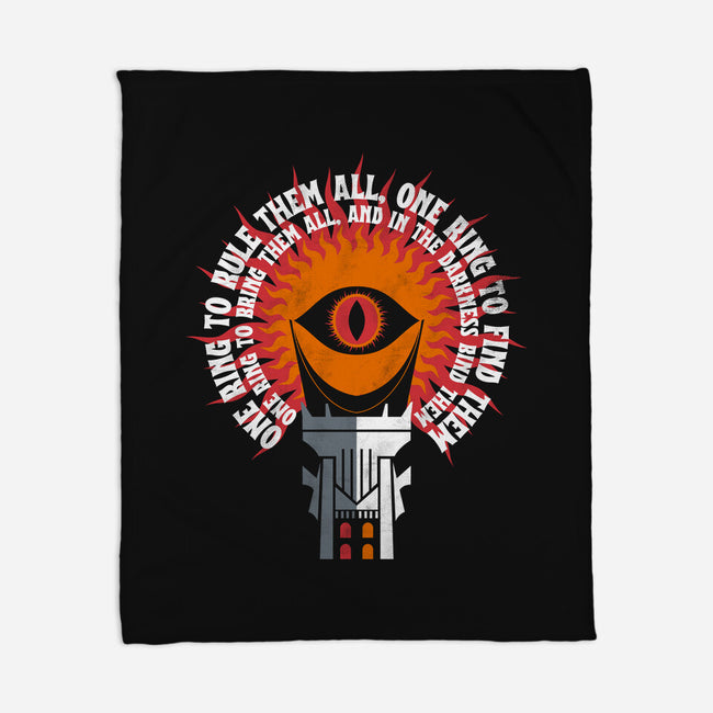 Ring Of Power-none fleece blanket-Nemons