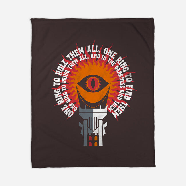 Ring Of Power-none fleece blanket-Nemons