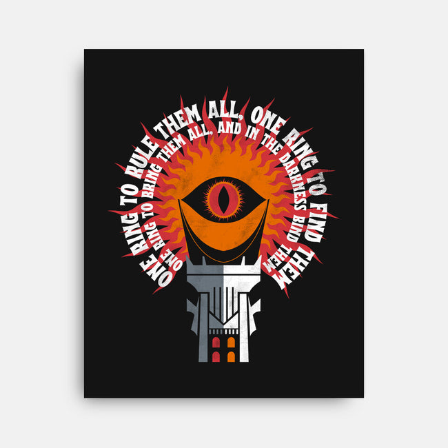 Ring Of Power-none stretched canvas-Nemons