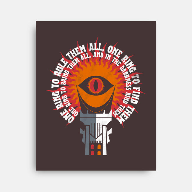 Ring Of Power-none stretched canvas-Nemons