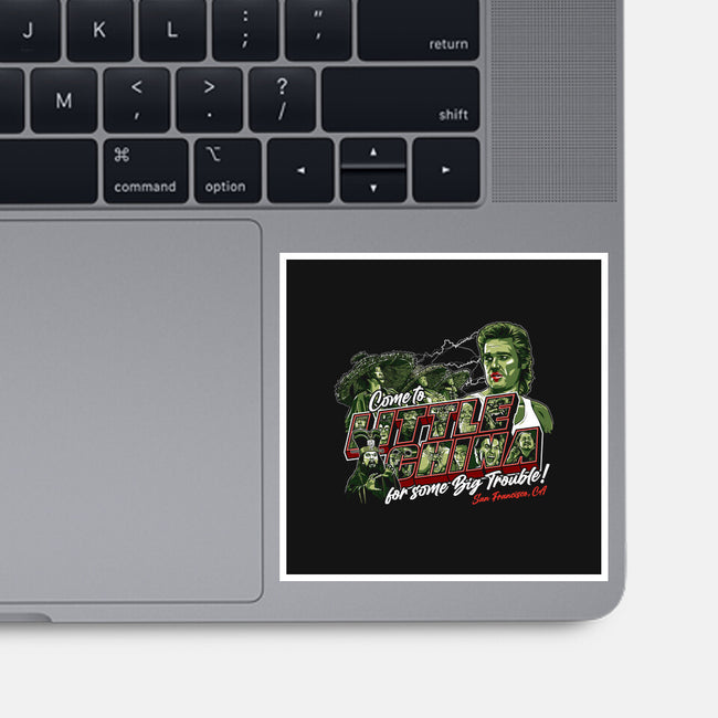 Big Trouble In San Fran-none glossy sticker-goodidearyan