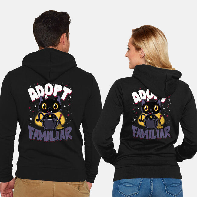 A Familiar-unisex zip-up sweatshirt-Nemons