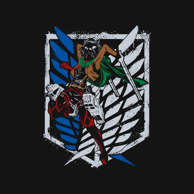 Mikasa Fighting-none stretched canvas-Rogelio