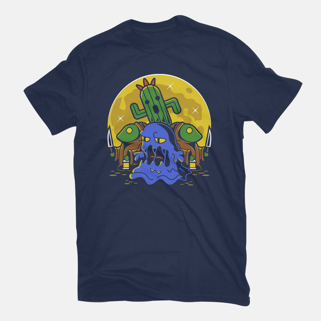Moonlight Night Enemies-mens heavyweight tee-Logozaste