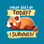 Survivor Red Panda-none polyester shower curtain-NemiMakeit