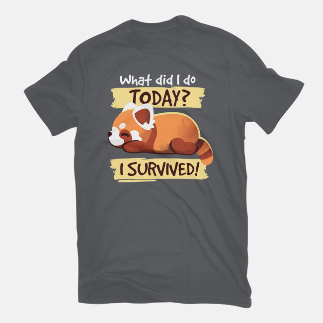 Survivor Red Panda-unisex basic tee-NemiMakeit
