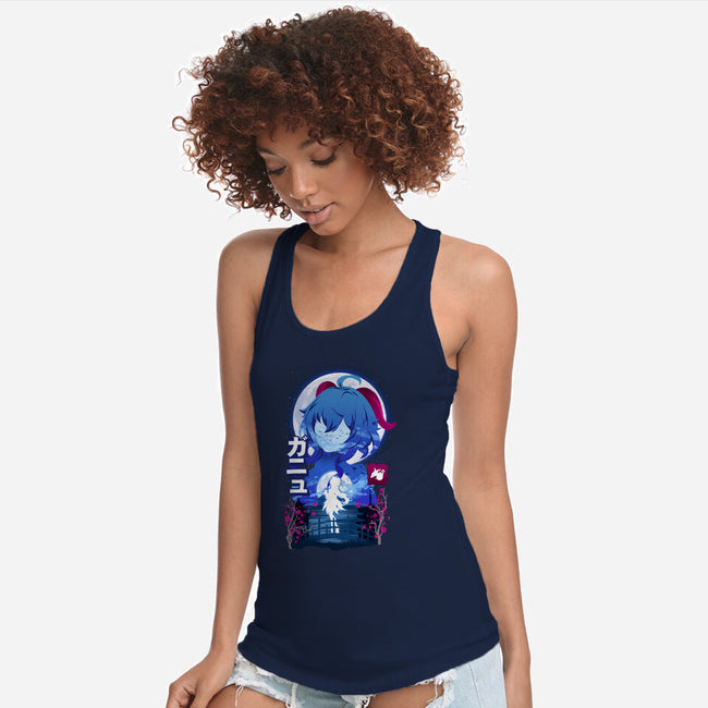 Ganyu-womens racerback tank-hirolabs