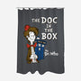 The Doc In The Box-none polyester shower curtain-Nemons