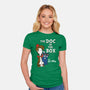 The Doc In The Box-womens fitted tee-Nemons