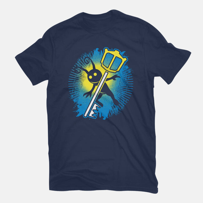 Heartless Vs Keyblade-youth basic tee-Logozaste
