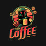 Fett A Coffee-none stretched canvas-teesgeex