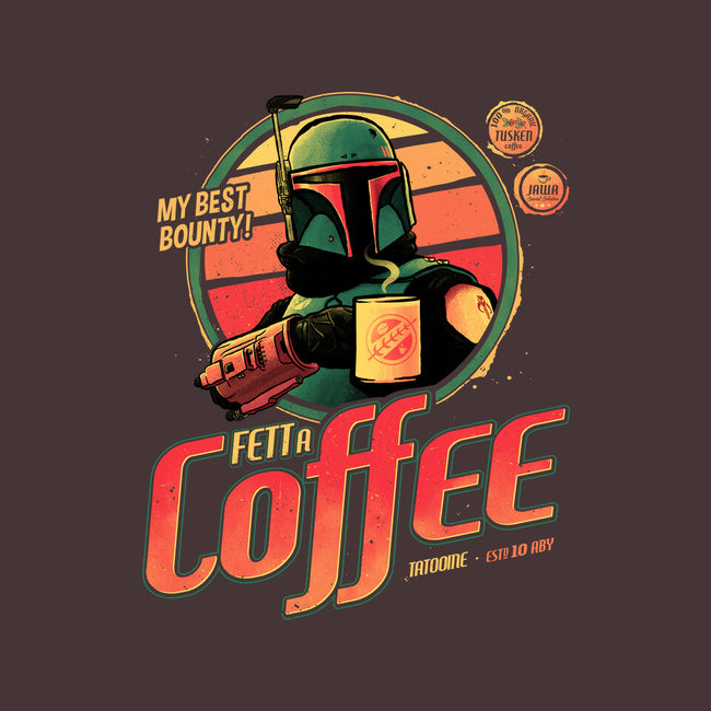 Fett A Coffee-none stretched canvas-teesgeex