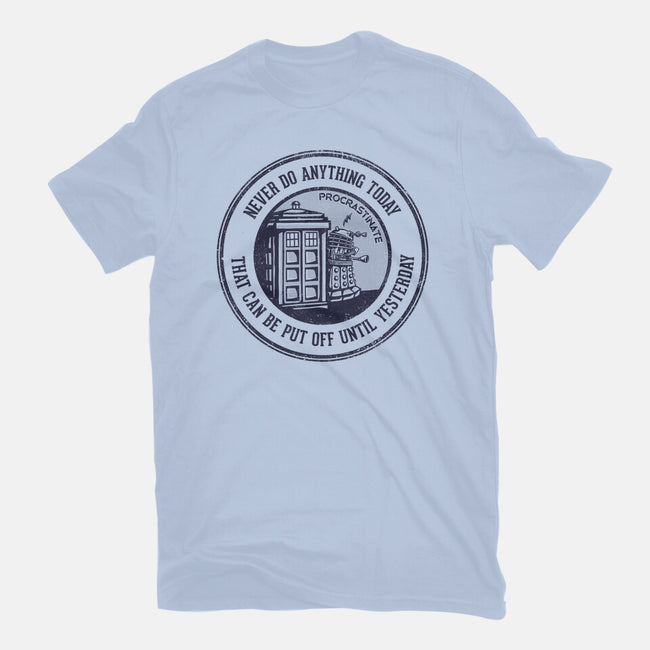 Procrastinator-mens basic tee-kg07