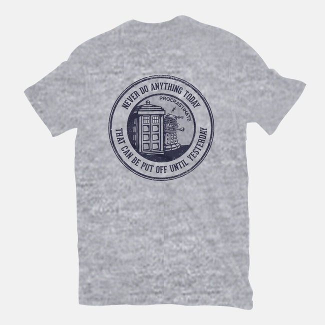 Procrastinator-mens basic tee-kg07
