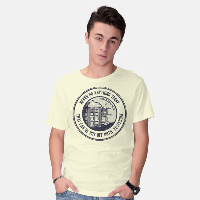 Procrastinator-mens basic tee-kg07