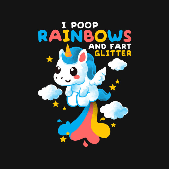 Pooping Rainbows-baby basic onesie-NemiMakeit