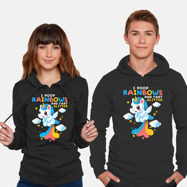 Pooping Rainbows-unisex pullover sweatshirt-NemiMakeit