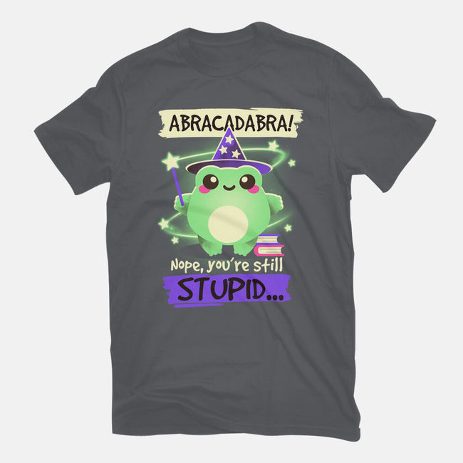 Abracadabra Frog-womens fitted tee-NemiMakeit