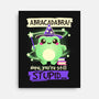 Abracadabra Frog-none stretched canvas-NemiMakeit