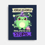 Abracadabra Frog-none stretched canvas-NemiMakeit